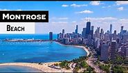 Captivating Aerial Views of Montrose Beach, Chicago