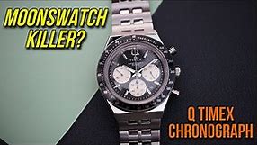 Hands-On - Q TIMEX Chronograph new for 2022 - Best Affordable Chrono of 2022 - MoonSwatch Killer?
