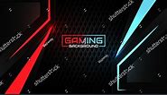 Abstract Futuristic Red Blue Gaming Background Stock Vector (Royalty Free) 1930244294 | Shutterstock