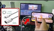 iPhone Lightning Extension Cable for Live Streaming