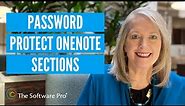 Limit Access to Your OneNote Notebooks by Adding Passwords