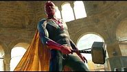 Vision Lifts Thor's Hammer - Thor and Vision vs Ultron - Avengers: Age of Ultron - Movie Clip HD