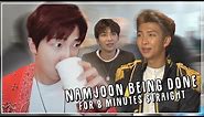Namjoon being done for 8 minutes straight