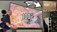 Unboxing The GIGANTIC 100" Hisense U8 Mini LED TV!