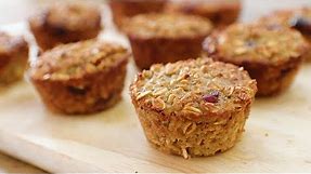 Healthy Oatmeal & Apple Muffins Recipe