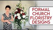 Formal Church Arrangement Floristry Tutorial