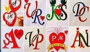 Fancy Letters❤️❤️| Own Swirled Letters|How To Design Your❤️