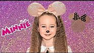 Leina Dresses Up as Minnie Mouse and is going to Birthday Party | Kids Make Up