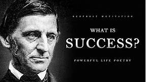 What is Success? - Ralph Waldo Emerson (Powerful Life Poetry)