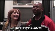 ROY JONES JR. MAKES KATHY DUVA BLUSH WITH A KISS AFTER SWITCHING INTO MACK MODE MID-INTERVIEW