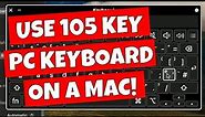 How To Get UK British PC Layout ISO 105 Keyboards Working In MAC OS Mac Mini Pro