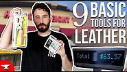 9 Budget LEATHER CRAFT TOOLS - [for beginners] - Basic Tool Set