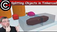 How to Split Objects In Tinkercad!