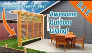 Better Backyard Living: Build a Privacy Trellis To Make Your Porch Awesome!