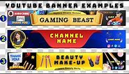 YouTube Banner Examples | Best Template Designs of YouTube Banner