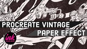 Procreate Tutorial: Vintage Paper Texture Effect