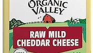 Organic Valley Cheese — Raw Organic Mild Cheddar Cheese Block — 8 Oz​