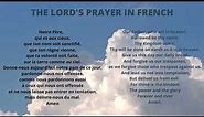 The Lord's Prayer in French