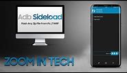 How To Flash a Zip File From Pc | Adb Sideload TWRP
