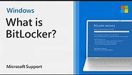 What is BitLocker and BitLocker recovery?