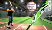 Hitting a "juiced" 2019 MLB Baseball with the GREEN CF ZEN (new exit velo record... by a lot)