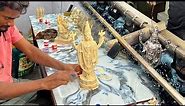 How it's made gold & silver plated god idols. Manufacturing prosses of 24 carat gold plated items.