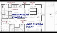 ✅ APRENDE a interpretar o leer planos arquitectónicos 👷‍♂️, planos de casas