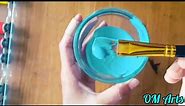 How to create Turquoise blue || Acrylic Paints || Paint Color Mixing - Turquoise Colour