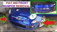 Front Bumper Cover Removal and Replacement on FIAT 500 2008 - 2016