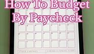 How to budget by paycheck 🤍 💰 write out all your paychecks on a calendar for the month (use a low average if you are unsure of amounts) and highlight each check a diferent color 💰 write out all your bills on their due dates 💰 highlight all bills the corresponding color of the check that will pay that bill 💰 total the amount of bills for each check and write those totals on the pay days. Subtract from the check amounts to get your weekly leftovers 💰 each time you get paid, reference your ca
