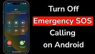 How to disable auto call emergency number when power button is pressed on android?