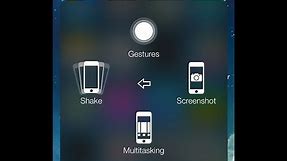 iPhone Assistive Touch Custom Gestures