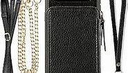 ZVE Samsung Galaxy S10 Case, Galaxy S10 Zipper Wallet Case with Card Holder Slot Crossbody Handbag Purse Shockproof Protective Case for Samsung Galaxy S10 (2019), 6.1 inch - Black
