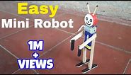 Diy How To Make Mini Robot Self Moving Easy Science Projects
