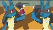 Ash's Lucario's Cool And Cute Moments From Pokemon Journeys Episode 85.