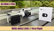 DJI WIDE-ANGLE LENS for Mini 4 Pro // First thoughts with example footage