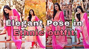 10+ Elegant pose in Suit For Girls | Photo-shoot In Ethnic Wear | Suit pose| MYClicks Instagram.