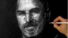 STEVE JOBS Portrait - This is why you don't need to blend too much!