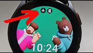 Galaxy Watch 6 - Remove Status Indicator / Notification Icons from Watchface Screen