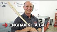 Laser Engraving a Baseball Bat | Engrave wood bat | Trotec