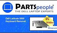 Dell Latitude 5500 (P80F001) Keyboard How-To Video Tutorial