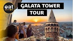 Inside the Galata Tower | Galata Tower Virtual Tour | 4K Walking Tour