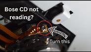 Easy Fix! Bose CD player not reading Model: AWRCCH