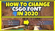CHANGE YOUR FONT IN 3 MINUTES | CSGO 2022