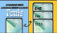 New Lockscreen Clock Fonts For All MIUI Devices [Magisk]