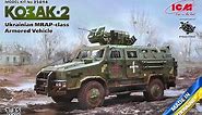 NEW! ICM 1/35 Kozak 2 MRAP vehicle 35014 kit review