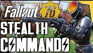 Fallout 76 - Full Health Stealth Commando Build