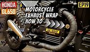 Motorcycle Exhaust Wrap How To