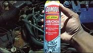gumout carb & choke + parts cleaner test review on dirty engine parts