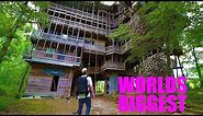 World's LARGEST Tree House - ABANDONED